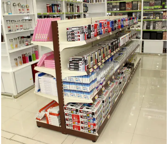 货架应用于文具行业