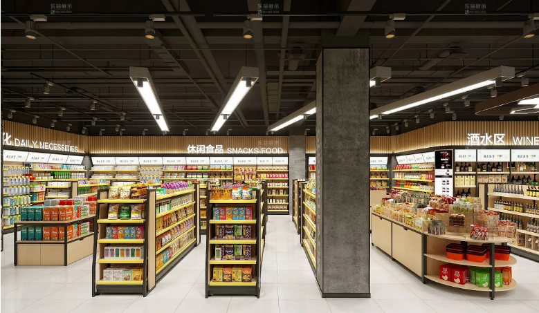 货架应用于超市